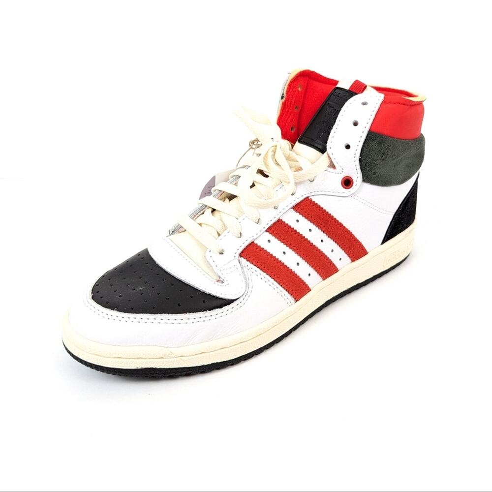 Adidas Top Ten RB Sneakers 10.5 Red White High Top Basketball NWT